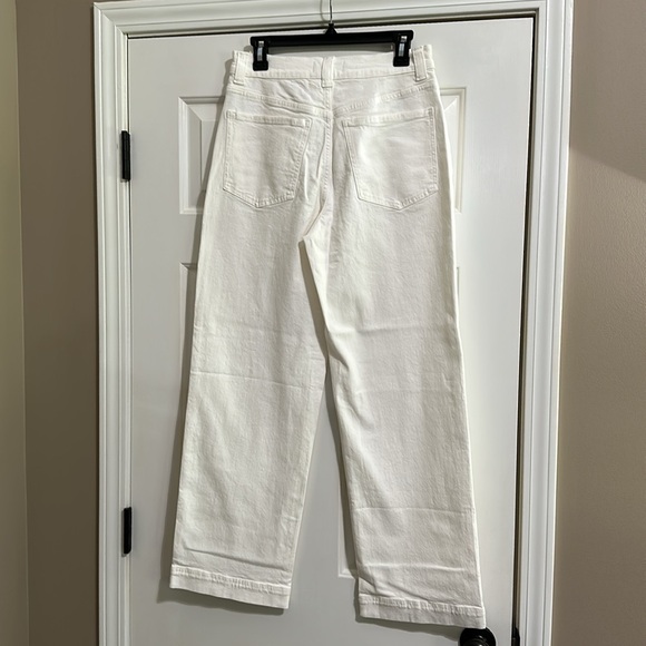 Madewell The Tall Perfect Vintage Wide-Leg Crop Jean in Tile White (27 Tall) - Picture 7 of 10